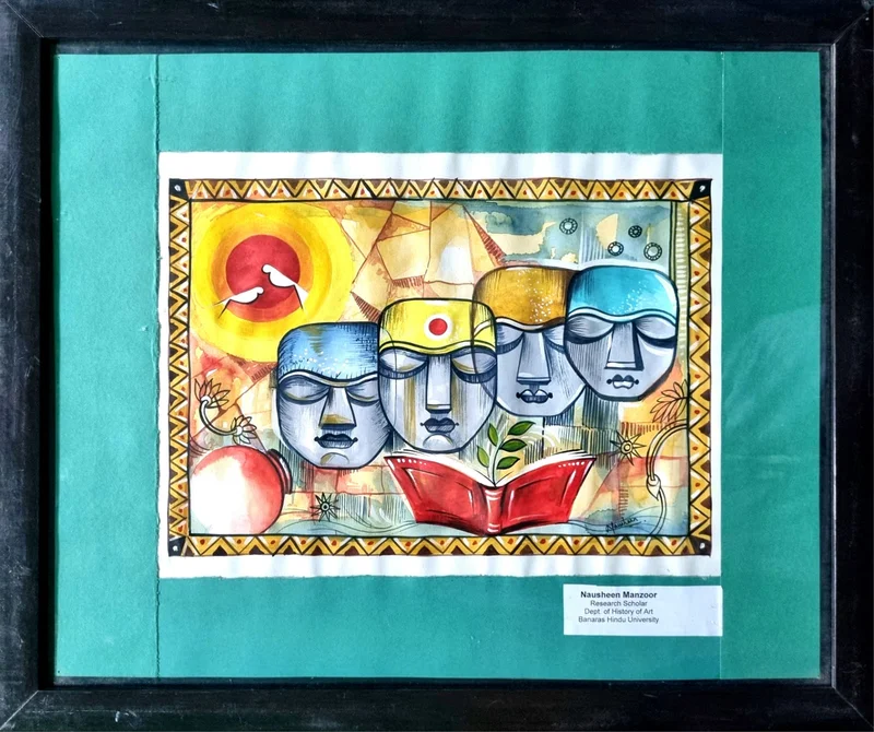 The Many Selves — original watercolour on paper by Shweta Jain Maheshwari